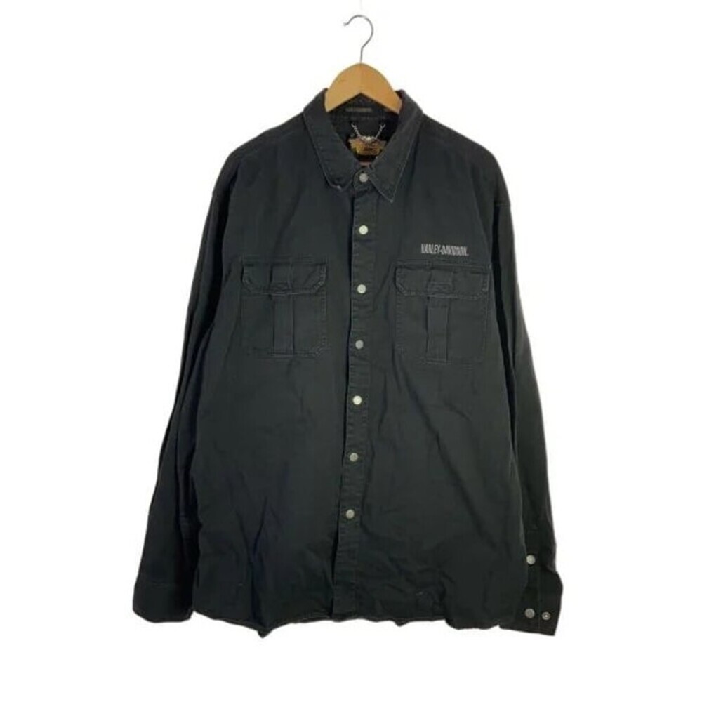 Vintage Harley Davidson 100% Cotton Buttondown